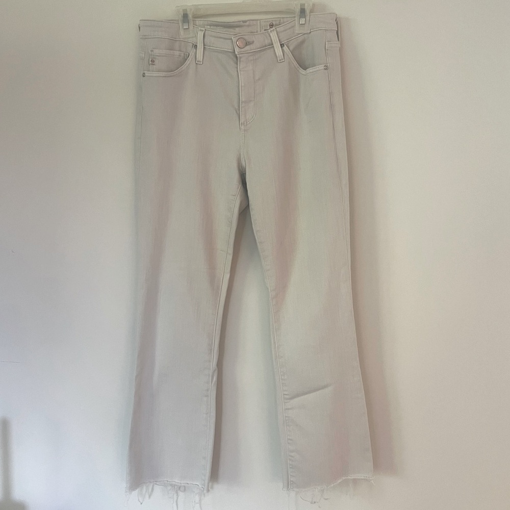 Ag Adriano Goldschmied Khaki Cropped Pants Women’s Size 28